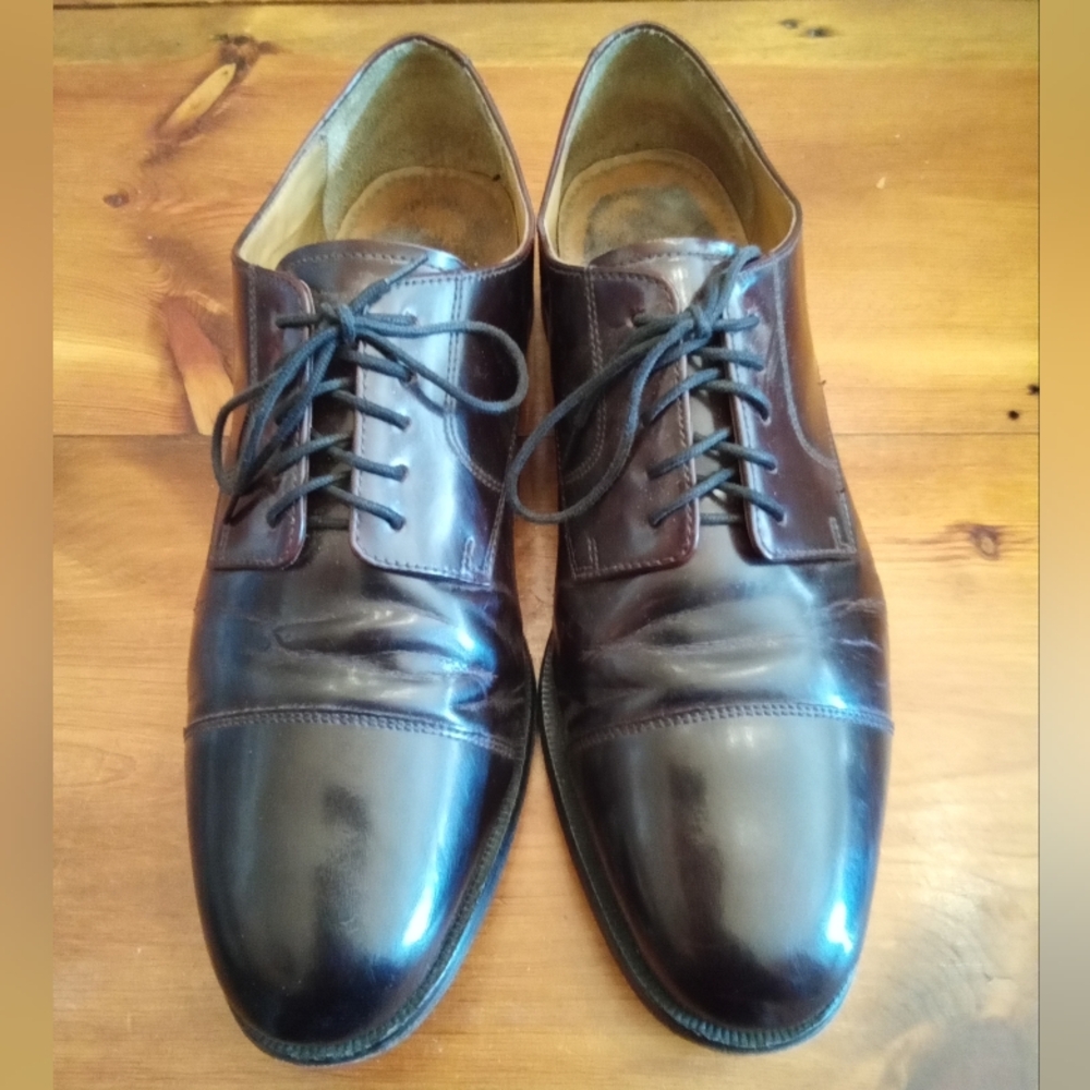Cole Haan Dark Brown Leather Oxfords